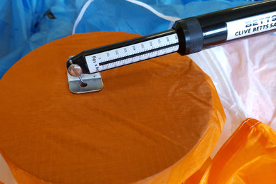 Gleitschirm-Check in Aktion